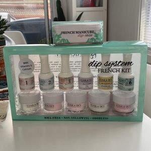 Kiara Sky - French Tip Dip Powder Starter Kit + bonus dip powders